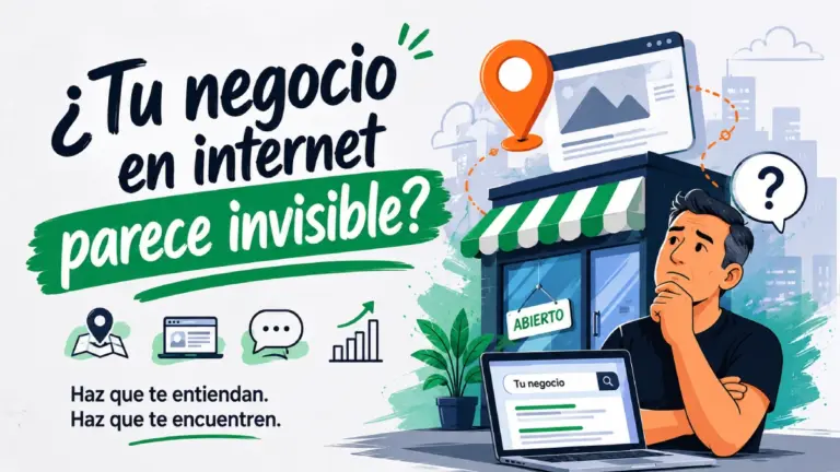 ¿Tu negocio en internet parece invisible? Si tienes un negocio local en Puerto Rico, probablemente ya tienes lo básico: una página web, perfiles en redes sociales o un perfil en Google. Y eso está bien. Pero, ¿de verdad estás visible para quien te busca? ¿O solo estás presente, como un letrero en una calle sin salida? En Total Rank hemos revisado cientos de huellas digitales de negocios de la isla: comercios, talleres, boutiques, servicios profesionales, turismo local. No para señalar, sino para entender por qué tantos dueños de negocios sienten que, pese a estar en internet, no reciben llamadas, no venden y su presencia online no les ayuda en la vida real.